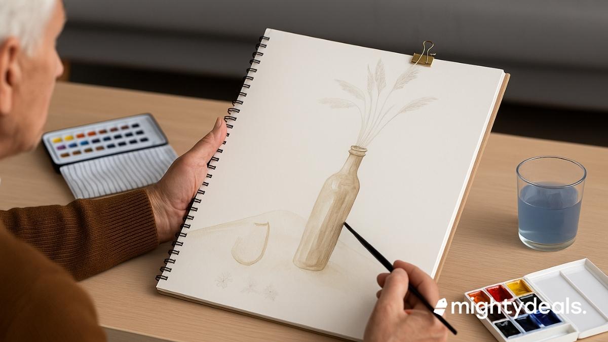 Watercolor sketchbook